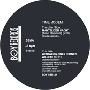 Front View : Time Modem - DER MANTEL DER NACHT - BOY Records / BOY8828-24