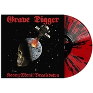 Front View : Grave Digger - HEAVY METAL BREAKDOWN (RED BLACK SPLATTER LP) - Listenable Records / 2984854LIR