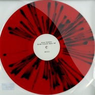 Front View : Liam Geddes - WITH CLOSED EYES EP (RED WITH BLACK SPLATTER) - MIL / M 1111
