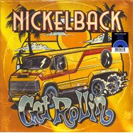 Front View : Nickelback - GET ROLLIN (BLUE/WHITE GALAXY LP) - BMG Rights Mgmt GmbH / 3886673