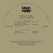 Front View : Nathan Homan - LOST STOP EP - Magic Water Records / MWR-002