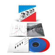 Front View : Kraftwerk - TOUR DE FRANCE (Transparent BLUE & RED 2LP) - Parlophone / 9029527210