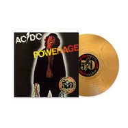 Front View : AC/DC - POWERAGE / GOLD VINYL (LP) - Sony Music Catalog / 19658834601