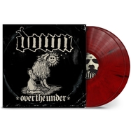 Front View : Down - OVER THE UNDER (REMASTER 2026) (RED BLACK MARBLED 2LP) - Nuclear Blast / 406562976071