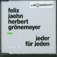 Front View : Felix Jaehn & Herbert Groenemeyer - JEDER FUER JEDEN (2-TRACK-CD) - Universal / 4792358
