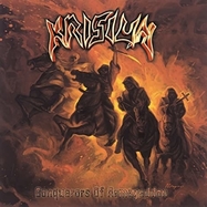Front View : Krisiun - CONQUERORS OF ARMAGEDDON (RED VINYL) (LP) - Listenable Records / 1084647LIR