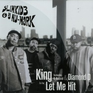 Front View : Slimkid3 & DJ Nu-Mark - KING / LET ME HIT IT (7 INCH) - Delicious Vinyl / dv9077-7