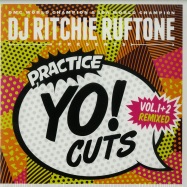 Front View : DJ Ritchie Ruftone - PRACTISE YO CUTS! (WHITE 7 INCH) - Turntable Training Wax / ttw003