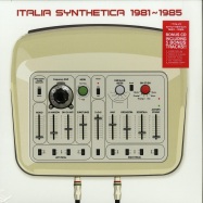 Front View : Various Artists - ITALIA SYNTHETICA 1981-1985 (LP+CD) - SPITTLE / SPITTLE34LP