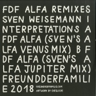 Front View : Sven Weisemann Interpretations - ALFA REMIXES 4 (LTD TRANSPARENT VINYL) - Freund Der Familie / FDF ALFA 04