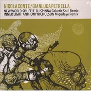 Front View : Nicola Conte / Gianluca Petrella - NEW WORLD SHUFFLE / INNER LIGHT - REMIXES - Schema Records / SCEP504