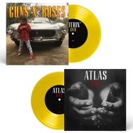 Front View : Guns N Roses - NOTHIN / ATLAS (STD CANARY YELLOW 7 INCH) - Geffen / 5710931