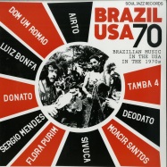 Front View : Various Artists - BRAZIL USA 70 (2LP + MP3) - Soul Jazz / SJRLP428 / 05176411