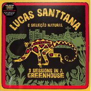 Front View :  Lucas Santtana - 3 SESSIONS IN A GREENHOUSE (2021 REMASTER-RED) (LP) - Mais Um / MAIS043LPC