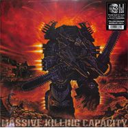 Front View : Dismember - MASSIVE KILLING CAPACITY (LP, YELLOW ORANGE MARBLED VINYL) - Nuclear Blast / NBA6686-1