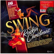Front View : Various Artists - SWING INTO A ROCKING CHRISTMAS (LTD GREEN MARBLED LP) - Second Records / 00161415