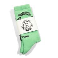Front View : Cubwear#u#u#-#-#-#70ffb0#Socks_TYM_Green - SOCKS - TOUCH YOUR MUSIC - GREEN (42-45) - Sound Metaphors