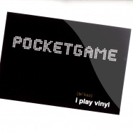 Front View : Sticker / Postcard - Pocketgame Records Logo (Postcard and Sticker) - Pocketgame