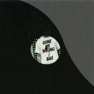 Front View : Mosca - DONE ME WRONG / BAX - Numbers / nmbrs16