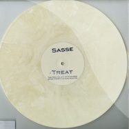 Front View : Sasse - TREAT (180GR , WHITE IVORY MARBLED) - Save The Black Beauty / STBB04