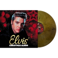 Front View : Elvis Presley - ELVIS CHRISTMAS ALBUM (LTD. GOLD MARBLE VINYL) (LP) - SECOND RECORDS - CARGO / 00166821