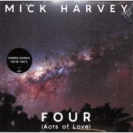 Front View : Mick Harvey - FOUR (ACTS OF LOVE) (LP, CLEAR VINYL+MP3) - Mute / LSTUMM353