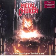 Front View : Metal Church - CONGREGATION OF ANNIHILATION (MARBLED VINYL) (LP) - Reaper Entertainment Europe / 425198170367