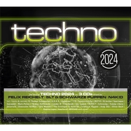 Front View : Various - TECHNO 2024 (3CD) - Zyx Music / ZYX 83123-2