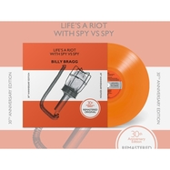 Front View : Billy Bragg - LIFE S A RIOT WITH SPY VS SPY-ORANGE COLORED (LP) - Cooking Vinyl / 05850901