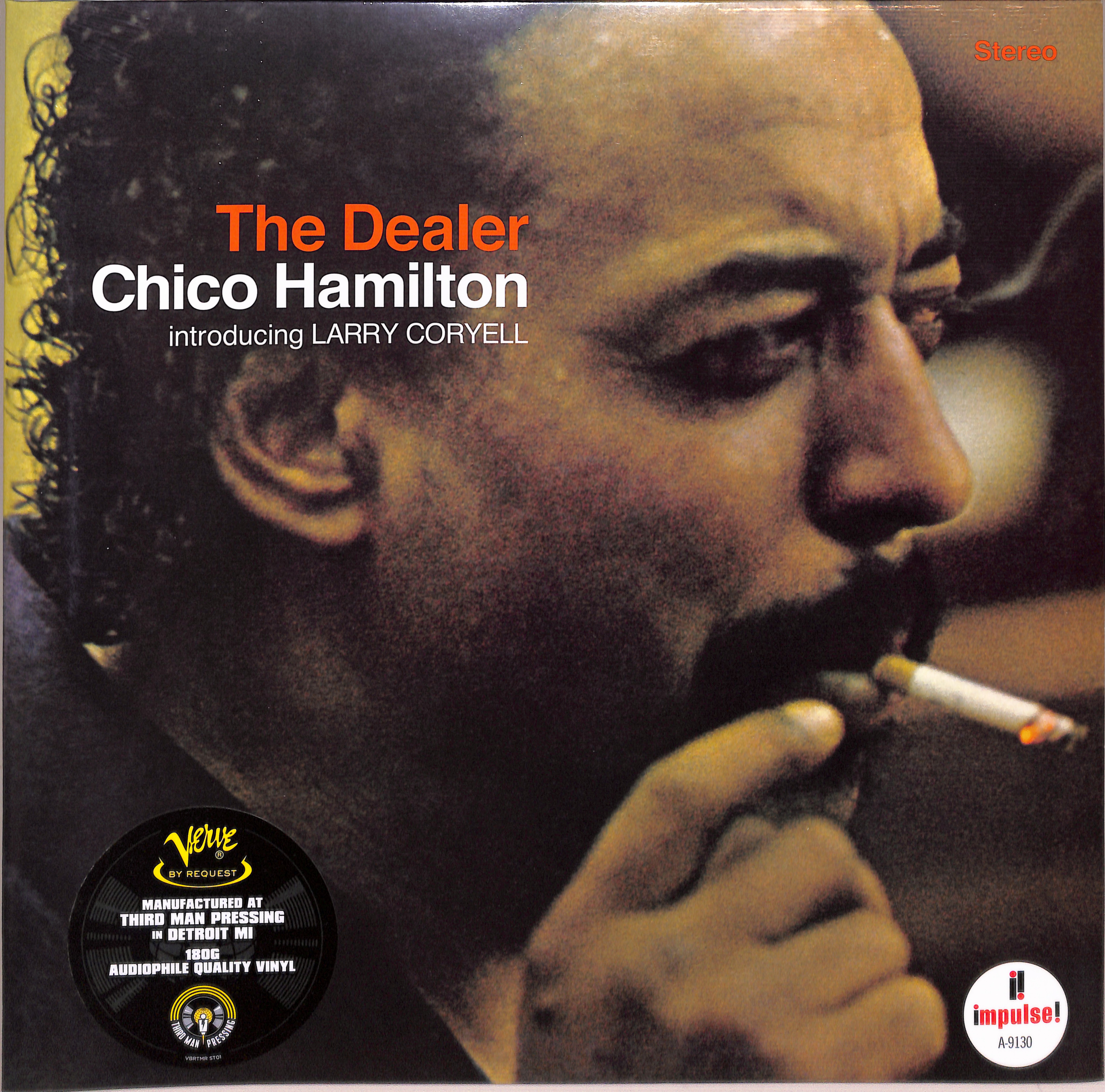 ワールドワイドLP Chico Hamilton Introducing Lar The Dealer AS9130 Impulse! /00260 Chico Hamilton Introducing Larry Coryell LP Impulse AS9130
