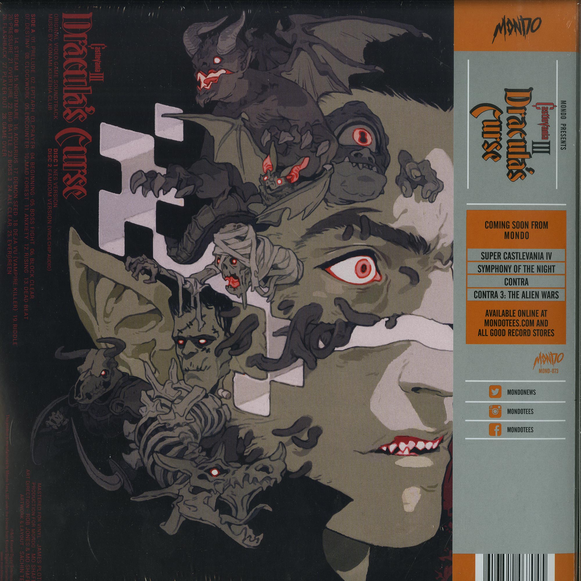 Konami Kukeiha Club - CASTLEVANIA III: DRACULAS CURSE O.S.T.