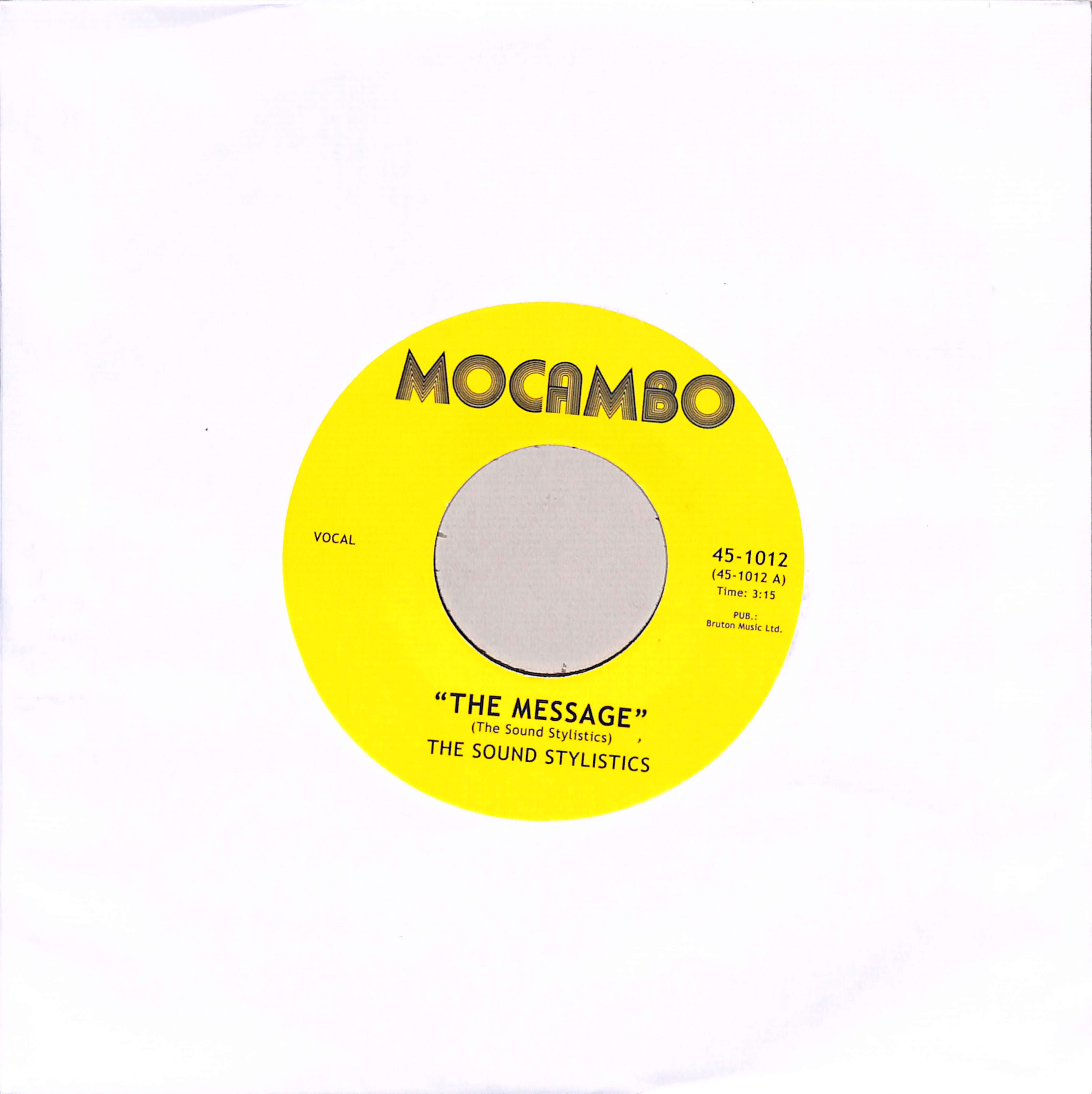 The Sound Stylistics - THE MESSAGE / FREEDOM SOUND