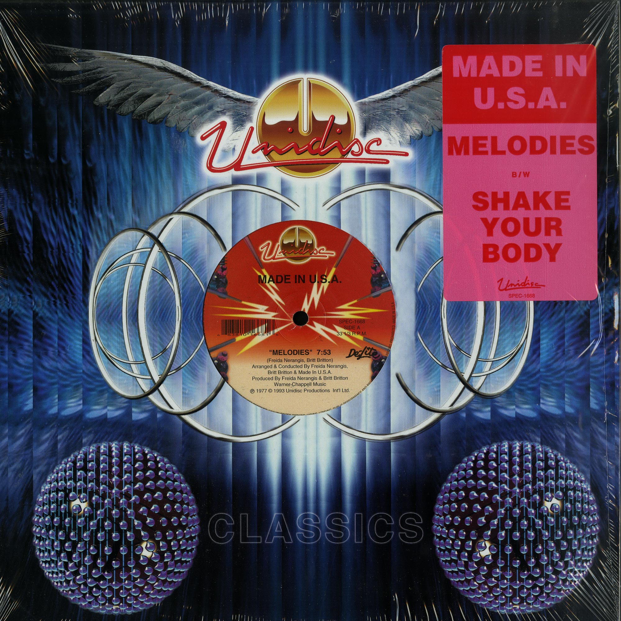 洋楽 Made In USA - Melodies / Shake Your Body Made In U.S.A. - Shake Your Body (12