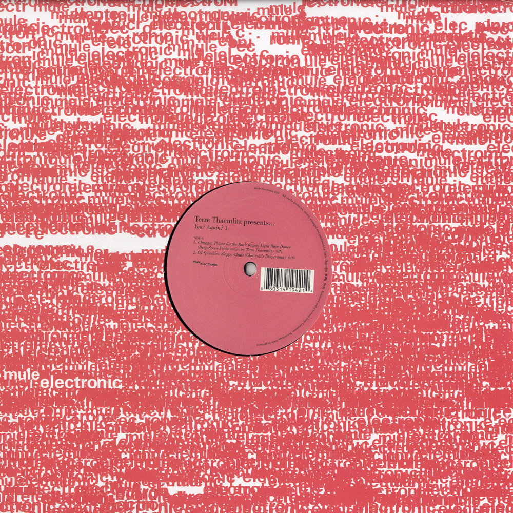 Terre Thaemlitz Presents - YOU? AGAIN? 1 / Mule Electronic 019