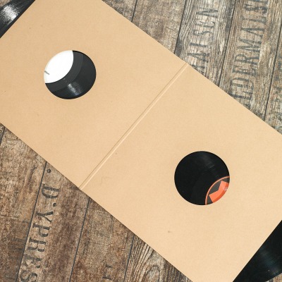 10 x Gatefold Vinylleercover mit 2 x Innenloch (Kraftpack)