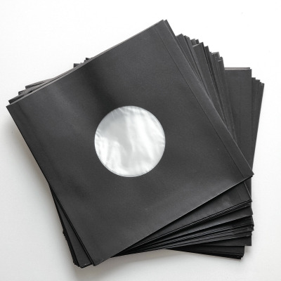 10x 10Inch Innenhuellen Black (Pack / gefuettert)