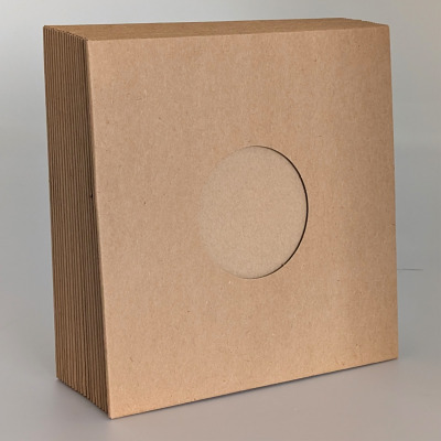 20x 10Inch Cover 1 Mittelloch (300g Kraftpack 3mm Border)