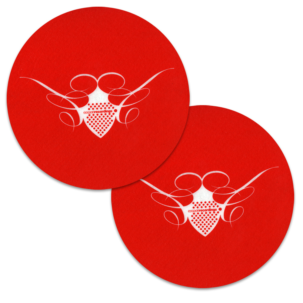 Zubehoer - Slipmat Cocoon Rec Red Logo 