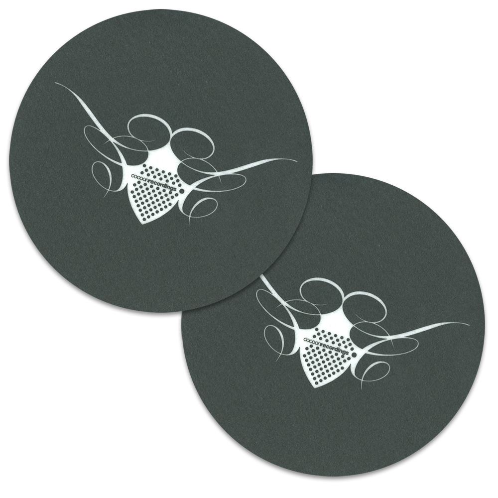 Zubehoer - Slipmat Cocoon Rec Grey Logo 