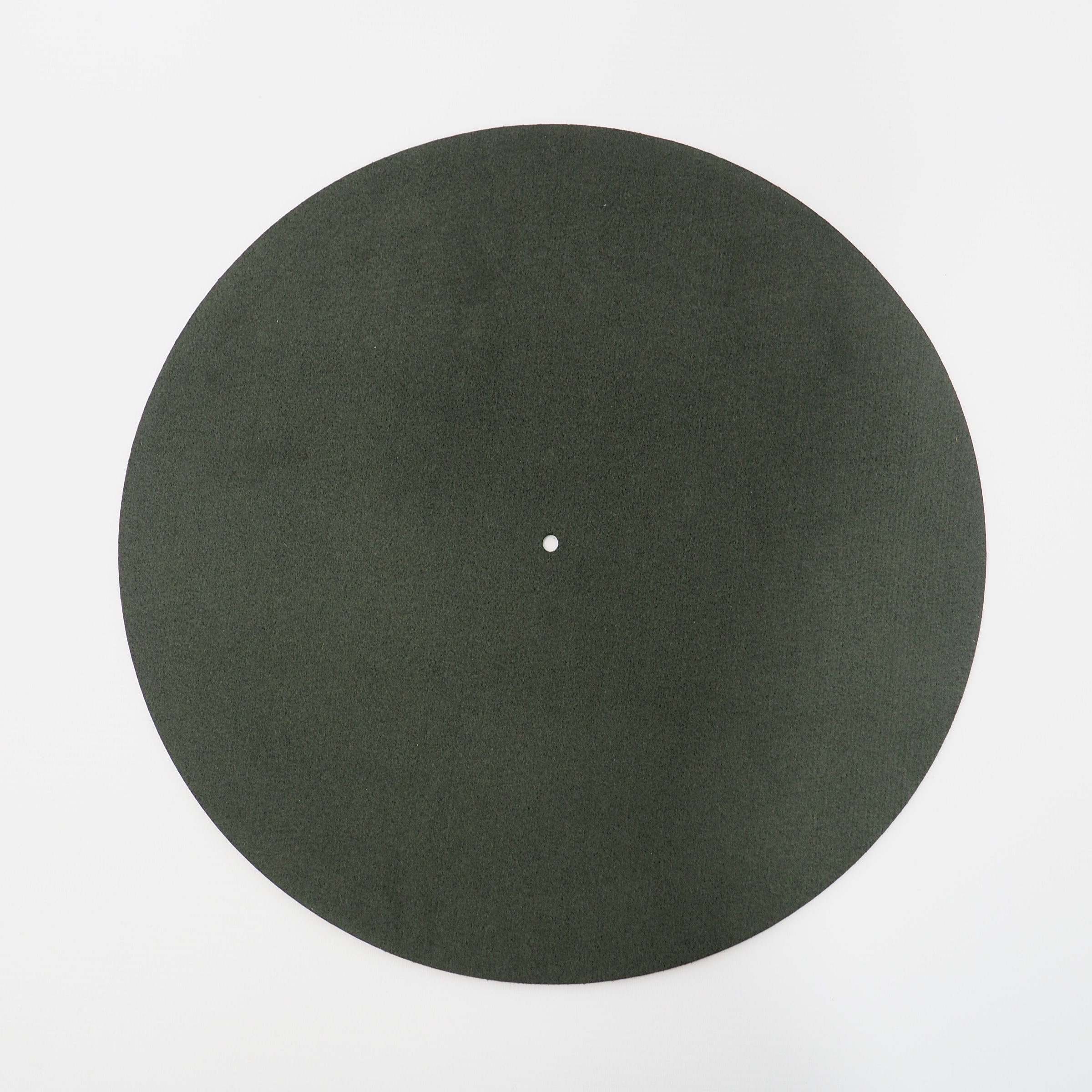 Zubehoer - Green Leather Slipmat 