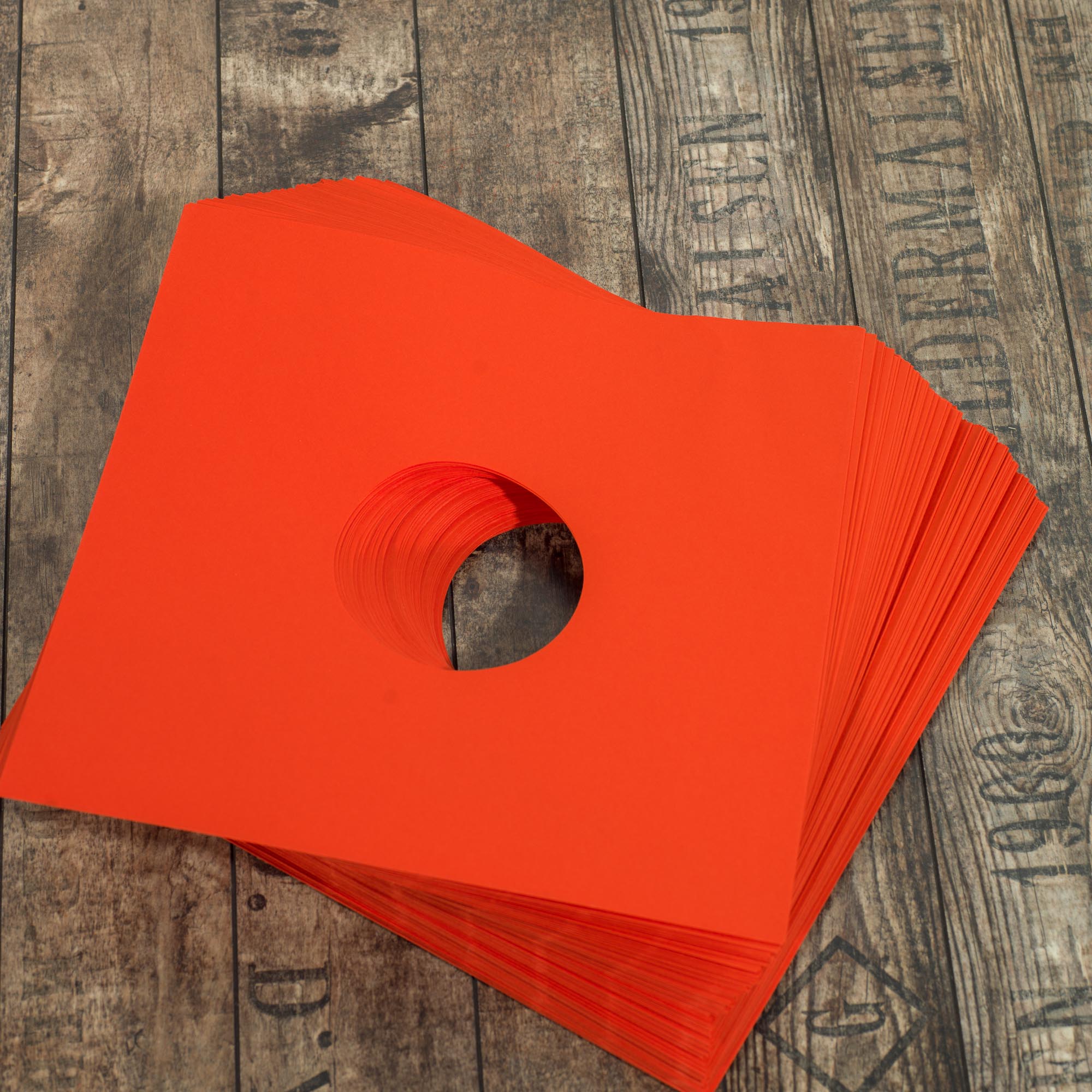 Zubehoer - 100x LP Innenhuellen Rot