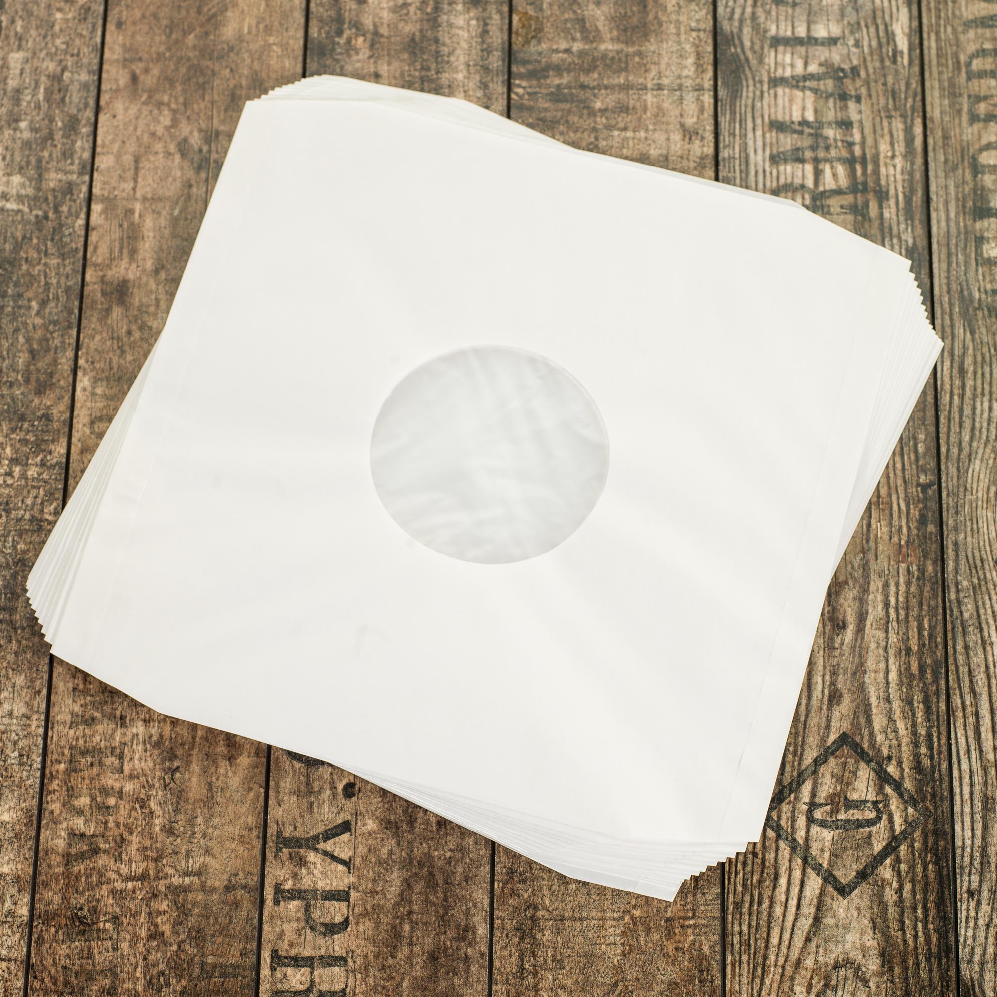 Zubehoer - 20x LP Innenhuellen Creme Deluxe mit Eckschnitt 