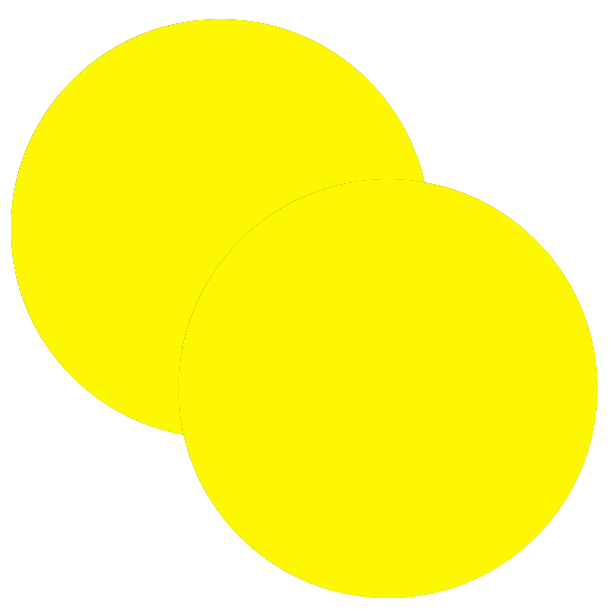 Zubehoer - Slipmat Pair - Solid Yellow Mellow