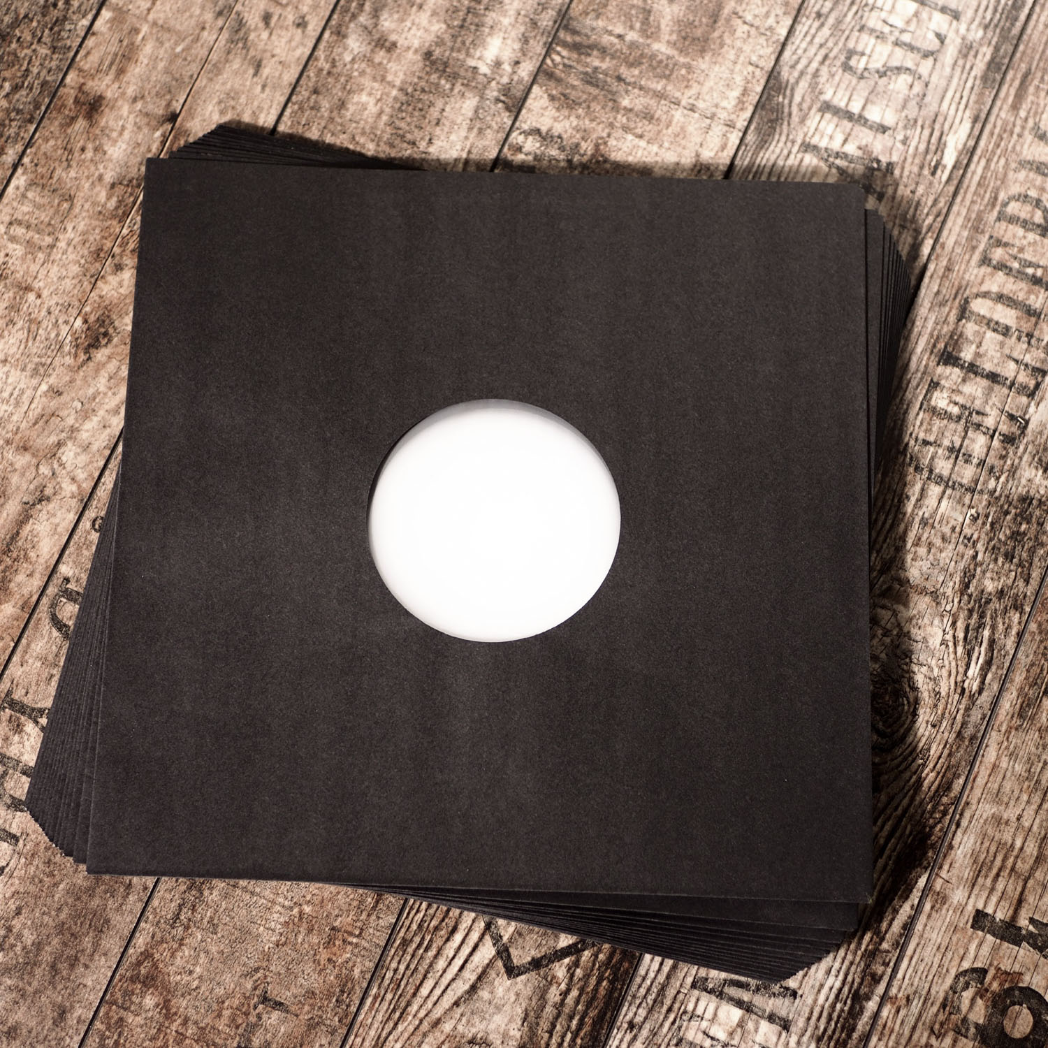 Zubehoer - 20x LP Innenhuellen Black Deluxe Strong 