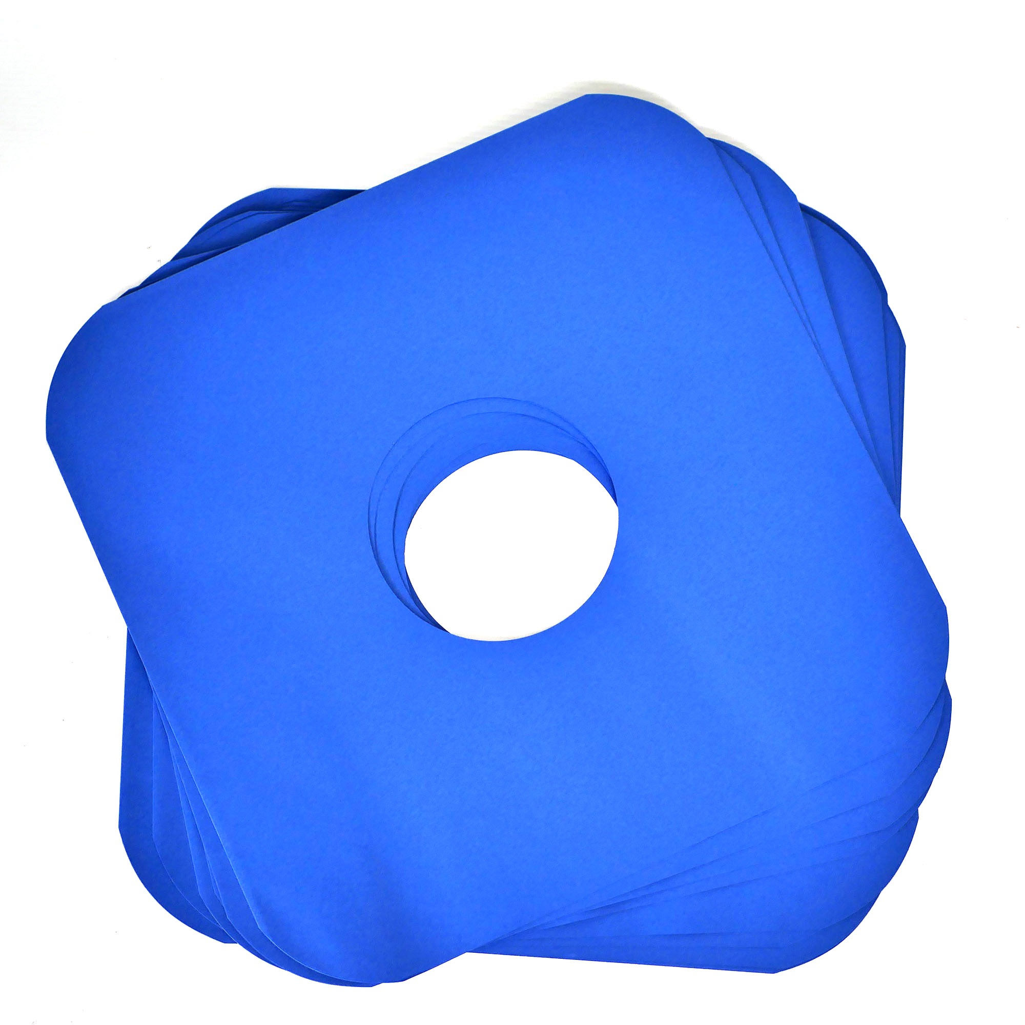 Zubehoer - 10x LP Innenhuellen Blau abgerundete Ecken