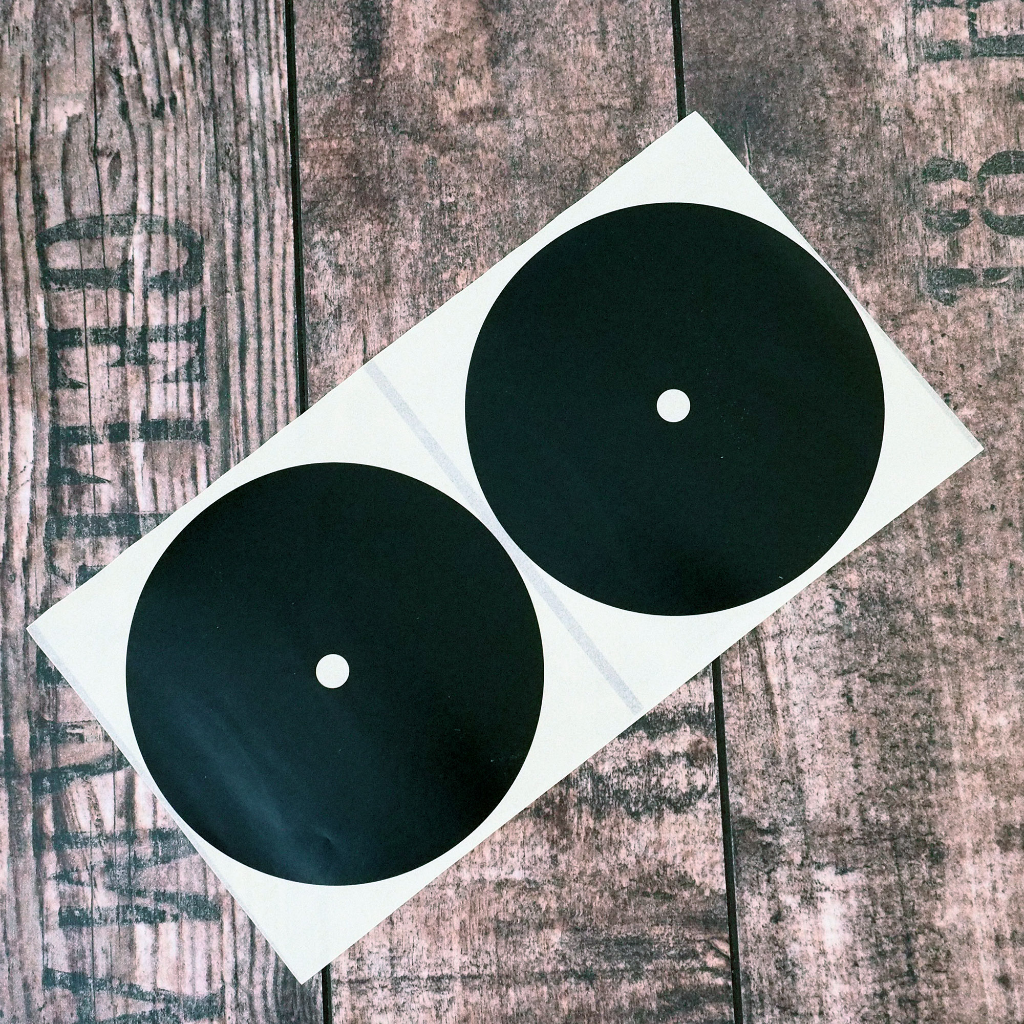 Zubehoer - Innerlabel Sticker black 