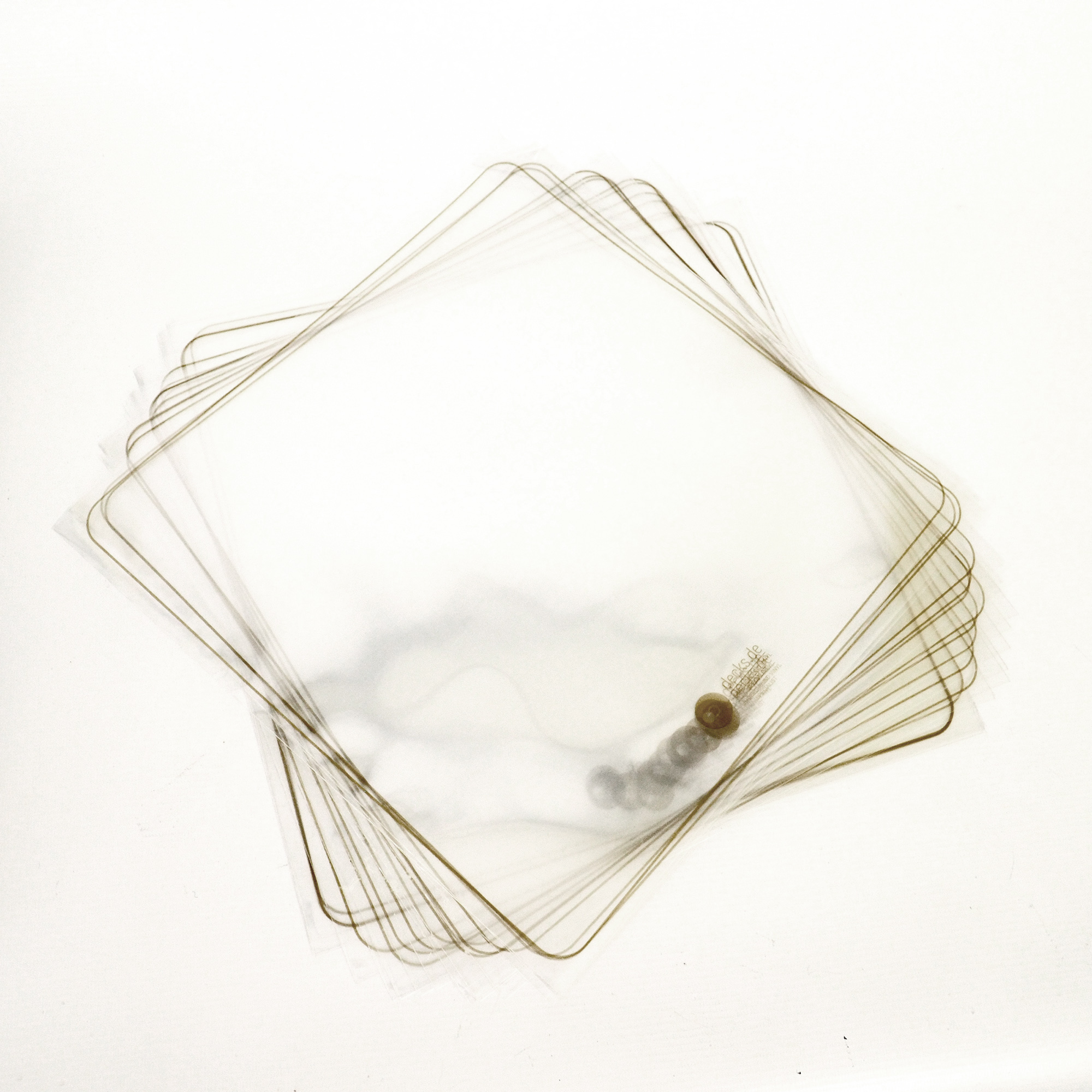 Zubehoer - 100x 12Inch Aussenhuellen mit Decks Gold Logo 