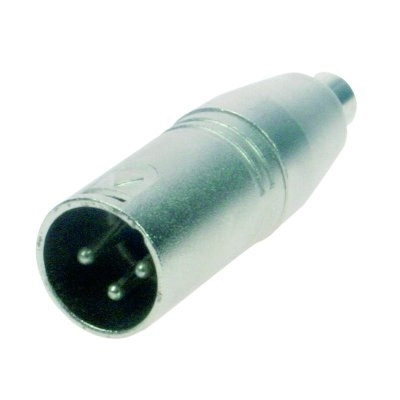 Zubehoer - Adapter XLR M / Cinch W