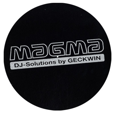 Zubehoer - Slipmat Magma Logo - Black / Silver 