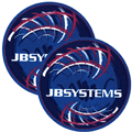 Slipmat JB Systems Red - Blue (Pair)